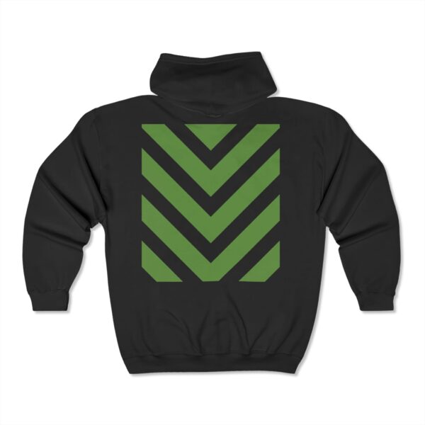 Stay Negative Chevron Hoodie – Bold Front, Iconic Back