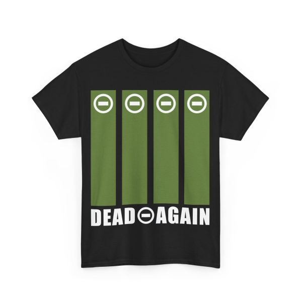 Dead Again Men's T-Shirt - Iconic Scrims Design Front/Only - Image 3