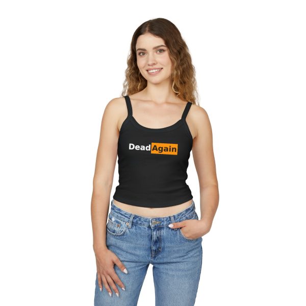 Dead Hub Women’s Fitted Tank – Dead Again Tribute (Front Only) - Image 3