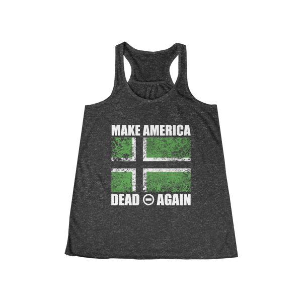 Make America Dead Again – Vinland Flag Women’s Flowy Racerback Tank