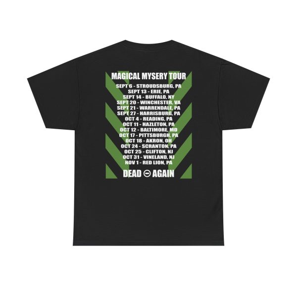 Dead Again 2025 Tour Shirt – Green Stripe Logo Tee - Image 2