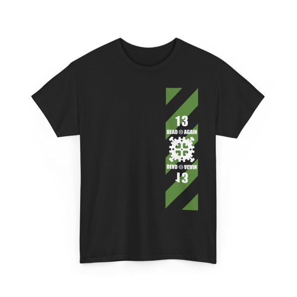 Dead Again 2025 Tour Shirt – Green Stripe Logo Tee - Image 3