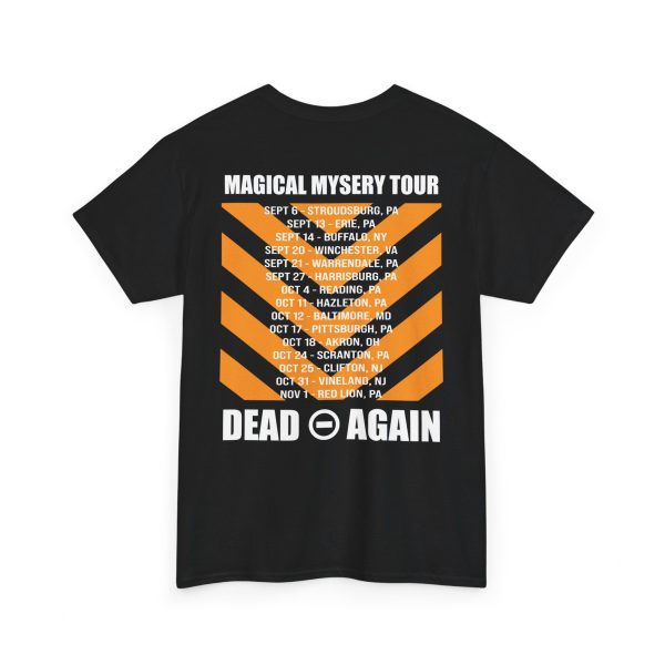 Dead Again 2025 Tour Shirt – Orange Stripe Logo Tee - Image 4