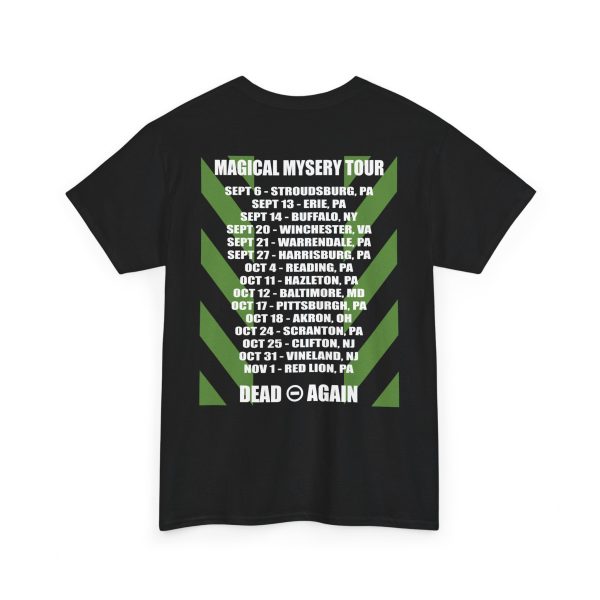 Dead Again 2025 Tour Shirt – Green Stripe Logo Tee - Image 4