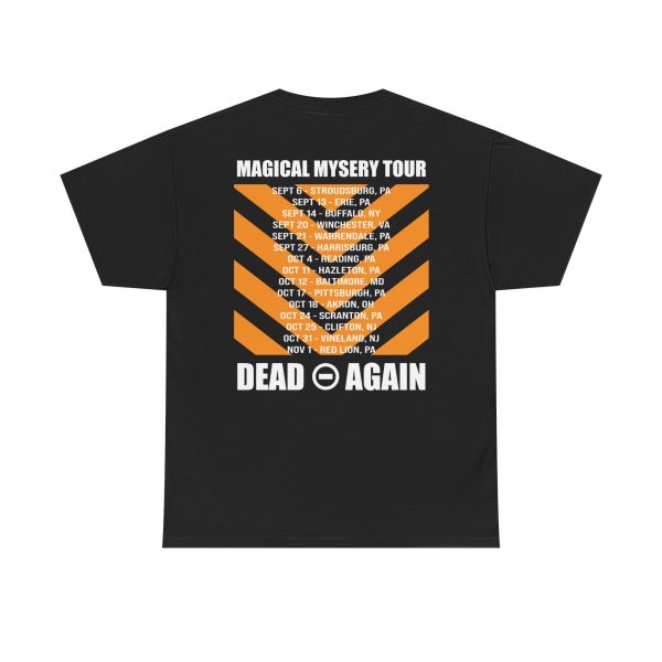 Dead Again 2025 Tour Shirt – Orange Stripe Logo Tee - Image 2