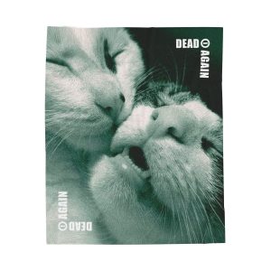 Plush Blanket — Dead Again - Kissing Kittens Velveteen Throw