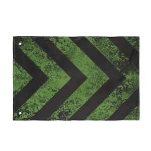 DEAD ⊖ AGAIN Distressed Chevron Flag